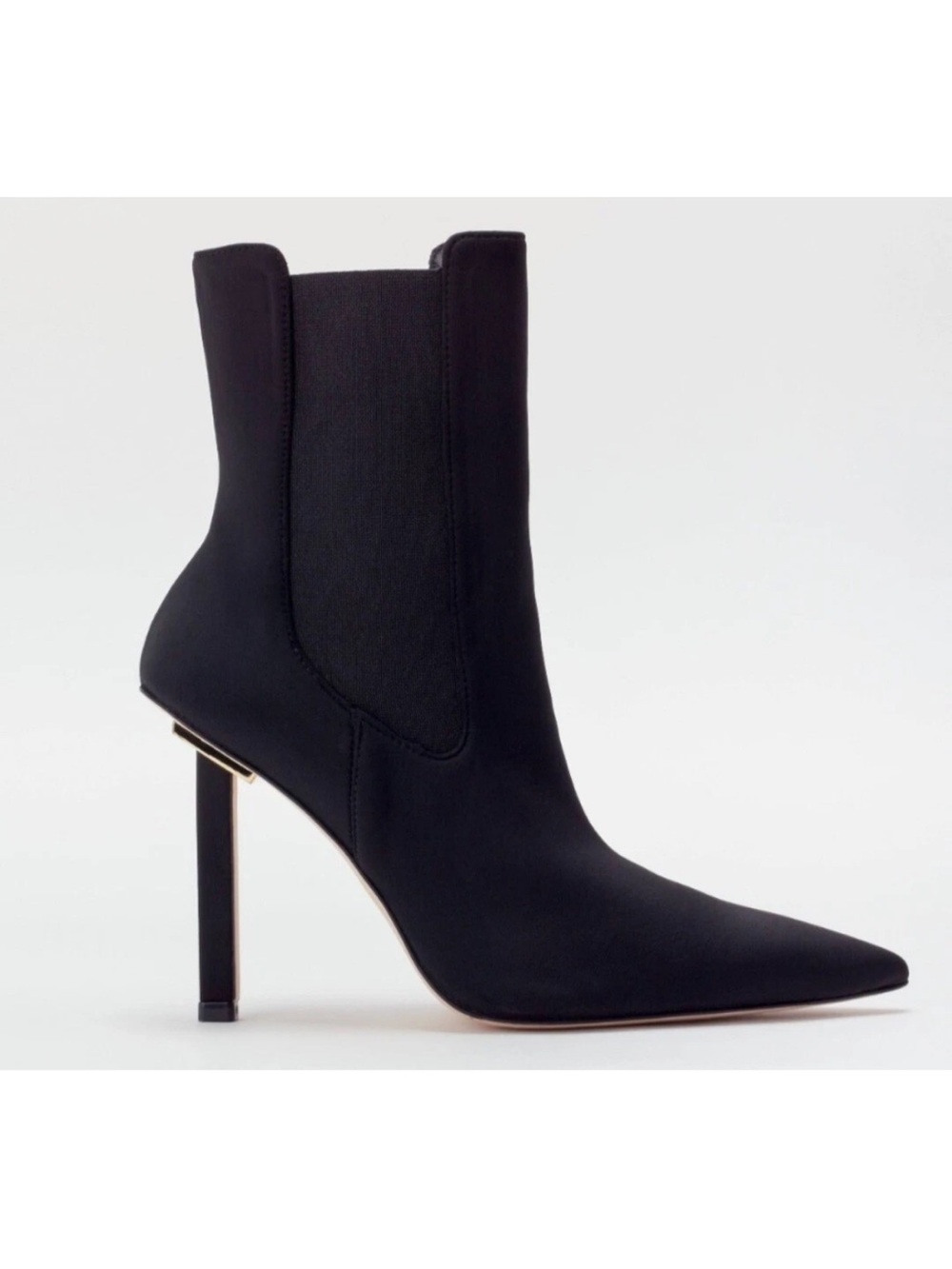 Good American Womens Booties Black Neoprene GA118N-X NIB Size 10